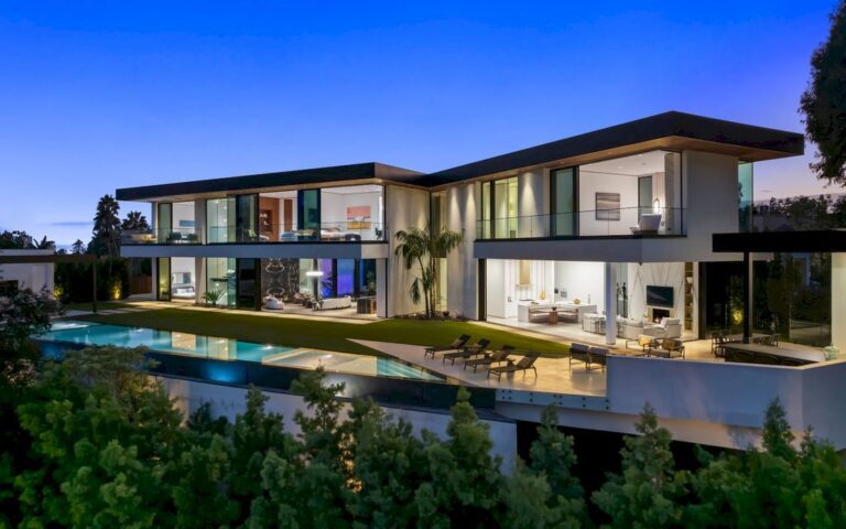 Stunning Brand New Beverly Hills Mansion Designed By Paul McClean With