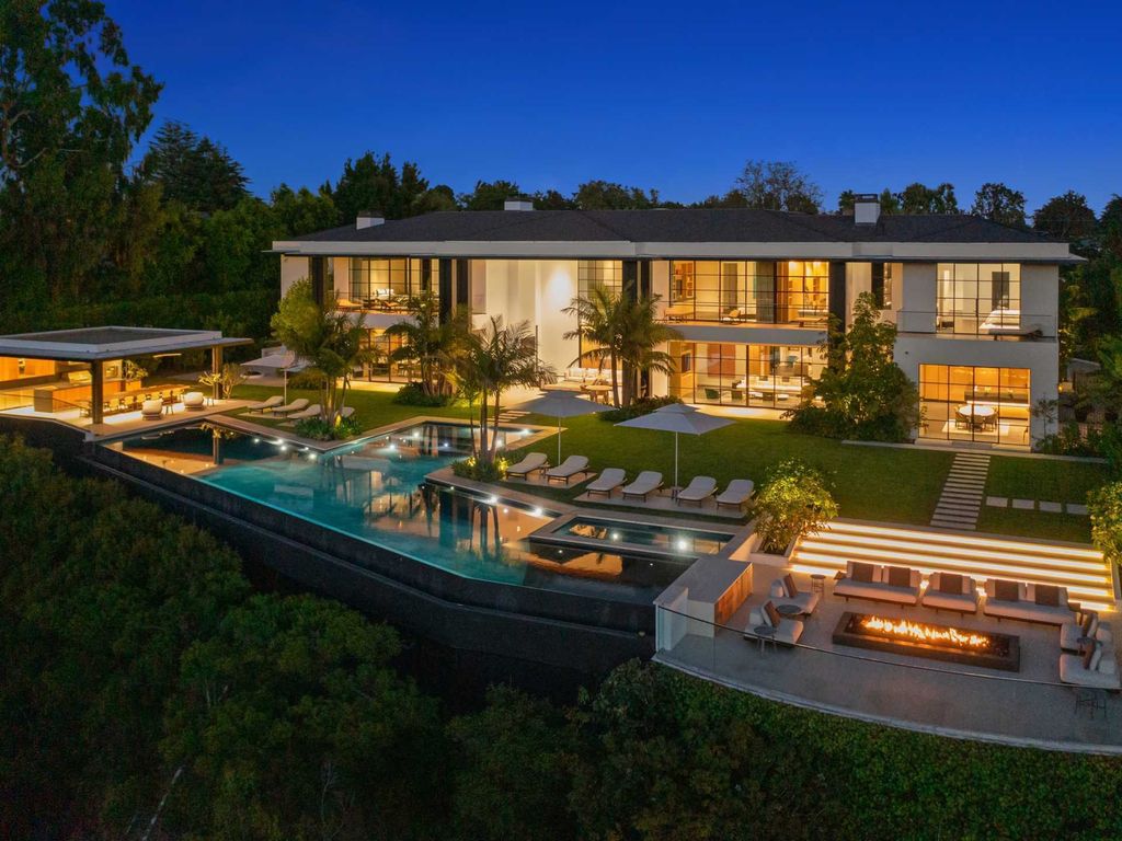 The Most Extraordinary Contemporary Mansion in Santa Monica for Life ...