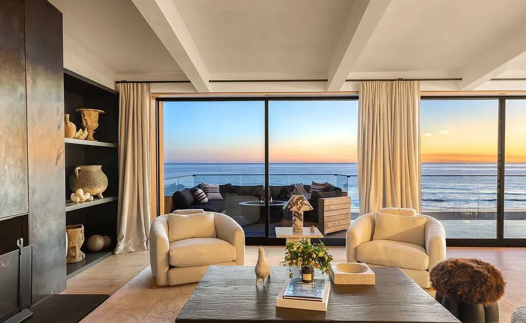 Completely Remodeled Contemporary Oceanfront Malibu Home on World ...