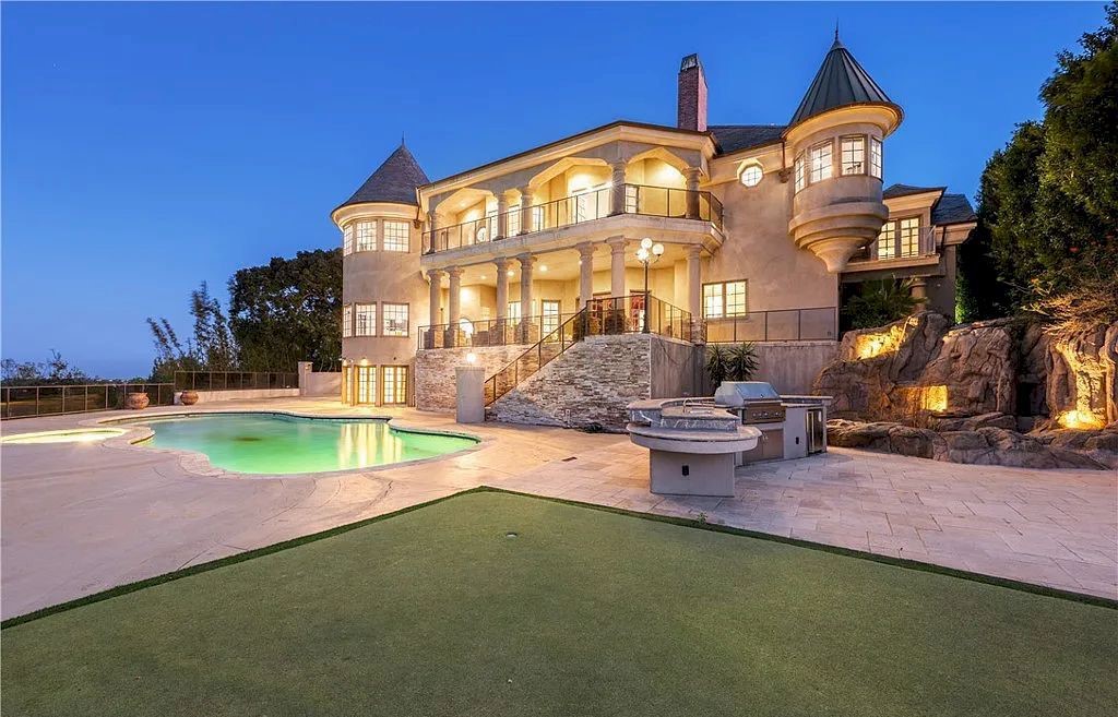 Exceptional French Chateau on Mulholland Drive with Panoramic Views ...