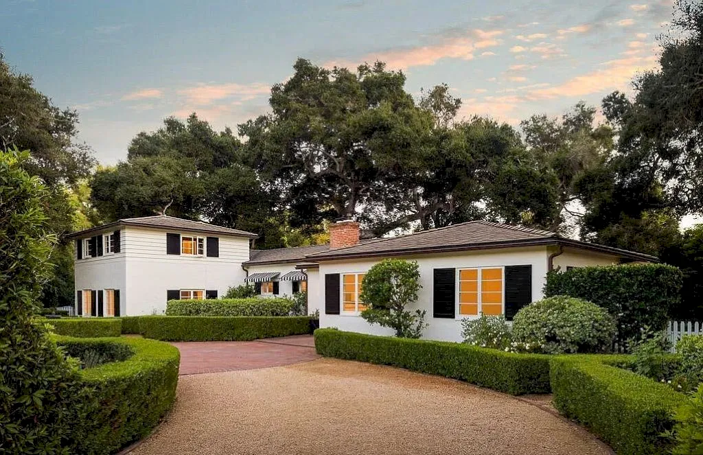 Graceful 1930s Home on Ramona Lane Santa Barbara Listed for $7 995 000