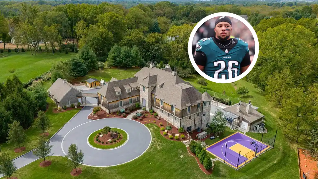 Saquon Barkley’s New $3.9 Million Mansion in Malvern, PA